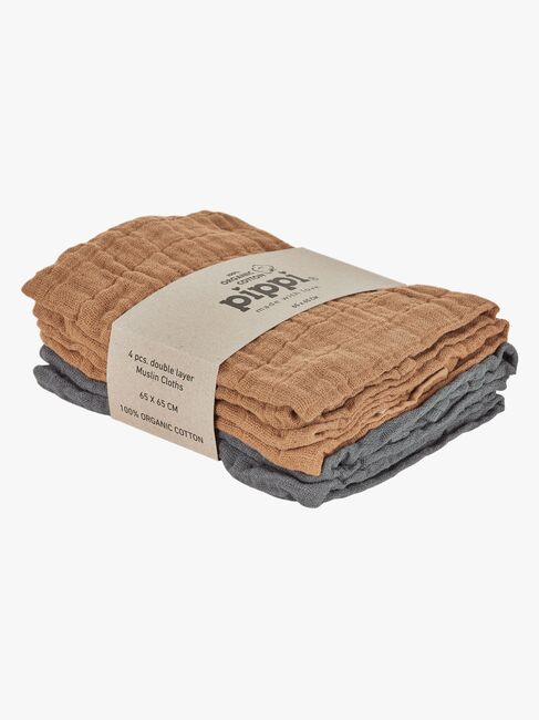 Pippi Stofble 4-pak, Indian Tan