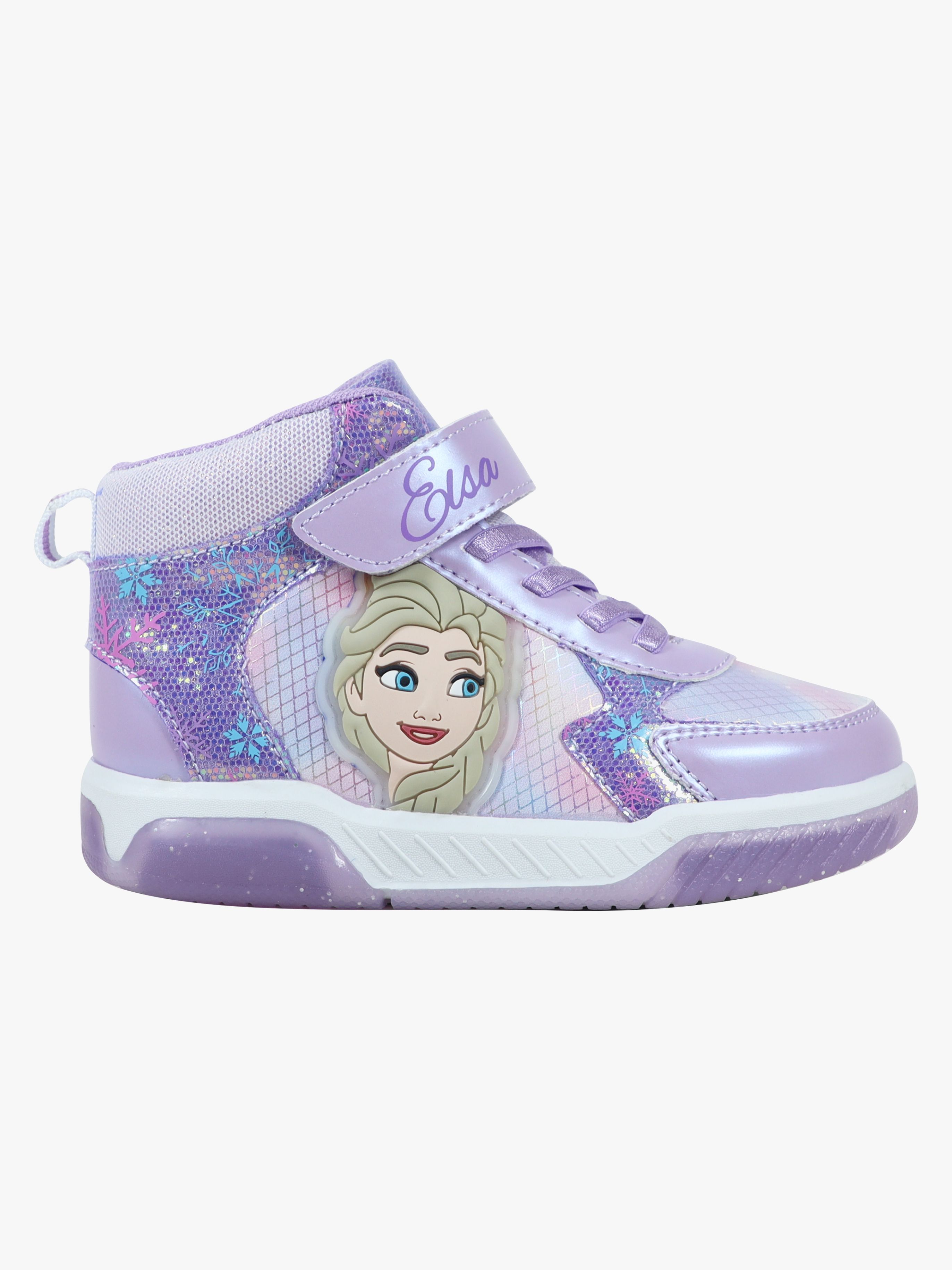 Disney Frozen Blinkende Mid Sneakers, Syrenfarvet, 25