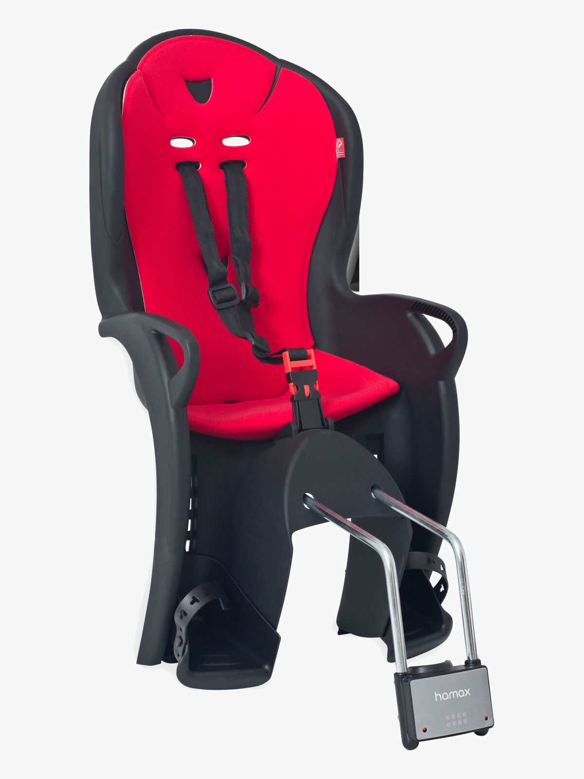 Hamax Kiss Cykelstol, Black/Red