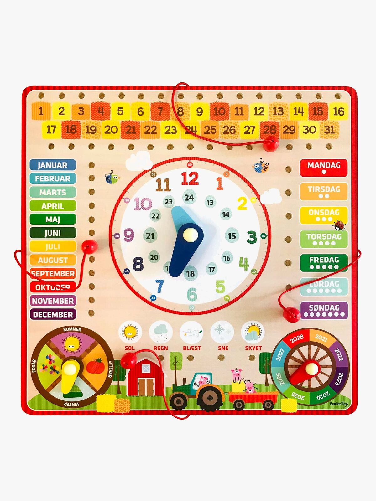 Wacky Wonders Kalender Læringsplade til børn