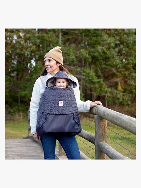Ergobaby All-weather-bæreselebetræk, Charcoal black