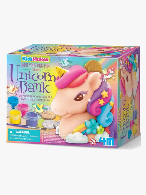 4M KidzMaker DIY-sæt Mal Din Egen Enhjørningssparegris