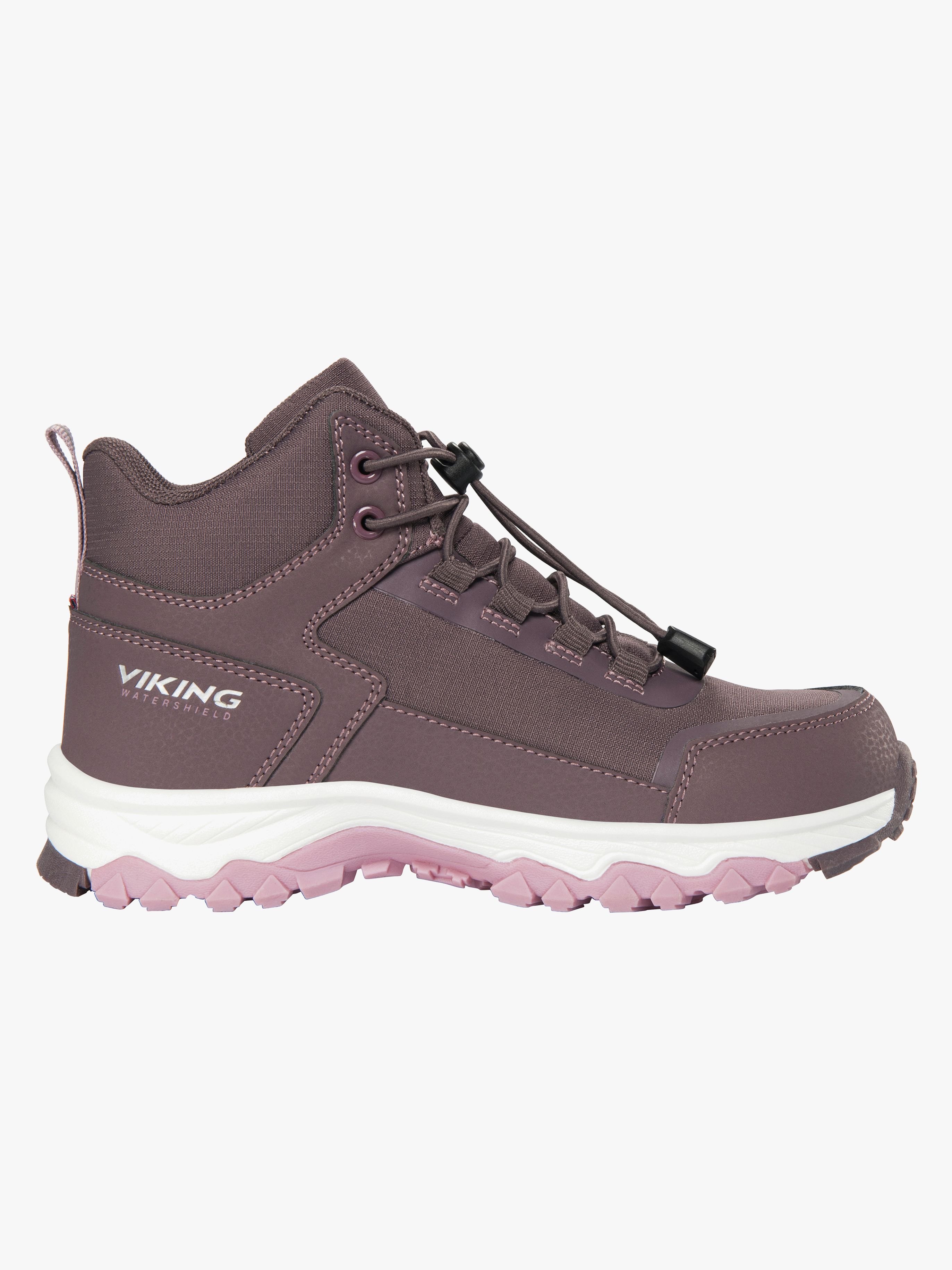 Viking Akkarvik Mid SL WP Forede Sneakers, Plum/Pink, 30