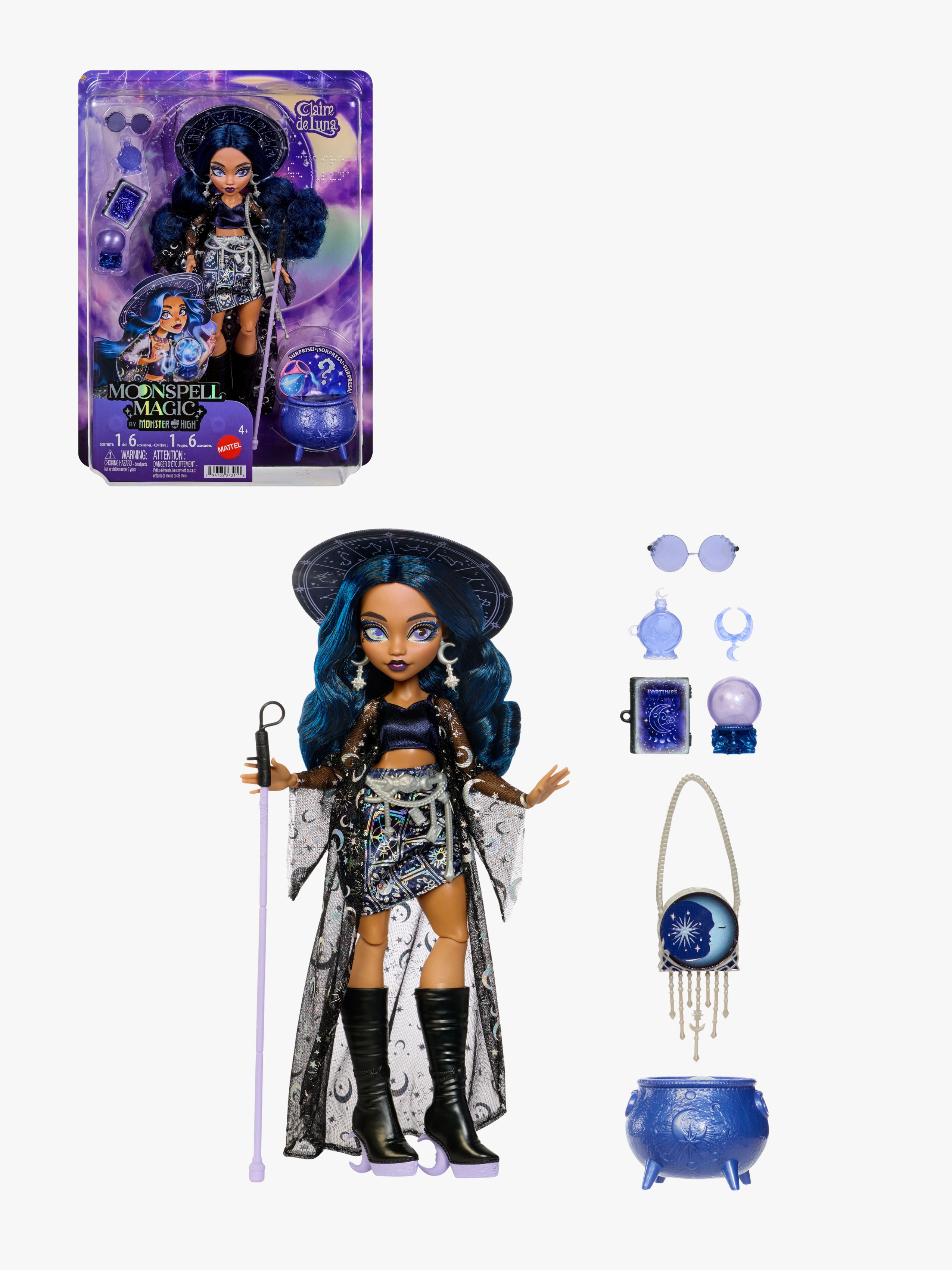Monster High Moonspell Magic Modedukke Clairvoyant