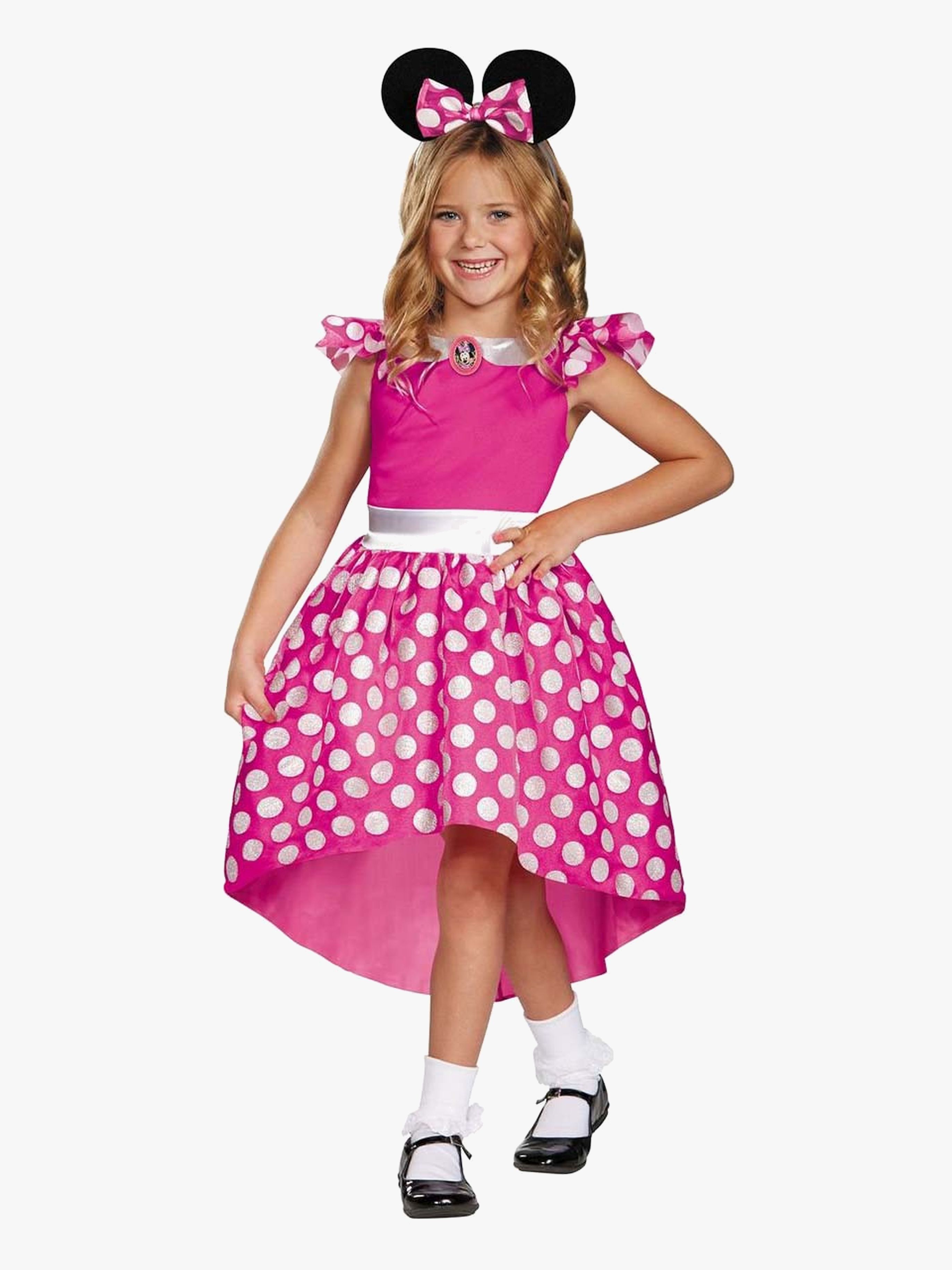 Disney Minnie Mouse Prinsessekostume Minnie Classic, Pink, 4-6 år