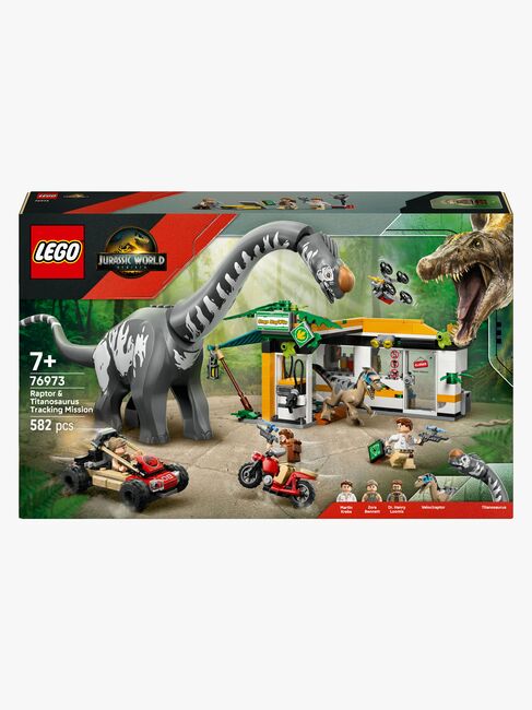 LEGO Jurassic World 76973 Sporingsmission: Raptor og titanosaurus