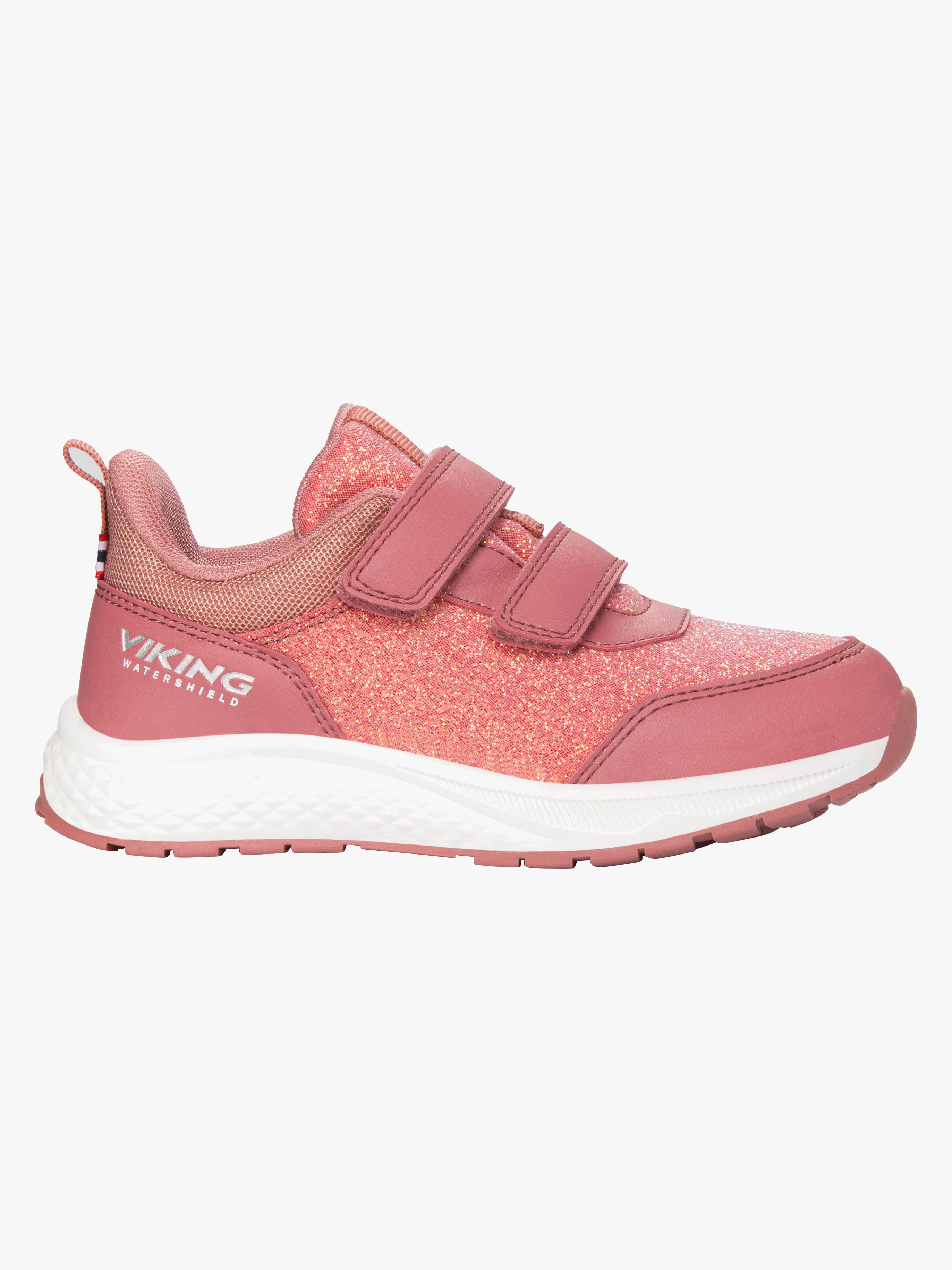 Viking Bouncy Glitter WP 2V Sneakers, Pink, 25