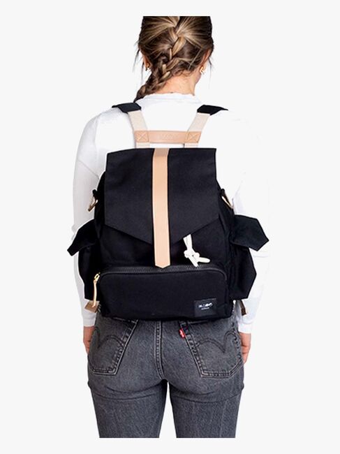 KAOS Ransel Pusletaske, Black/Natural