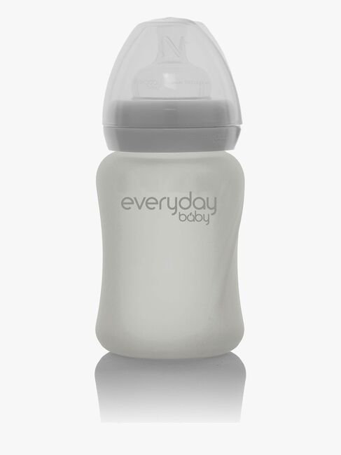 Everyday Baby Sutteflaske Glas 150 ml, Grå