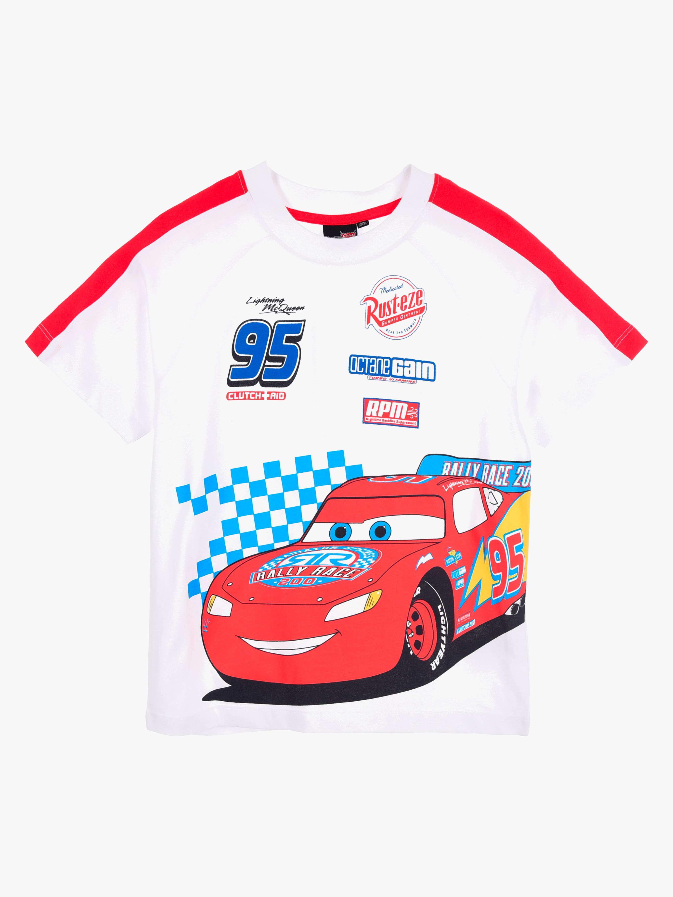 Disney Cars T-shirt, Hvid, 104-110