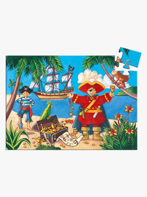Djeco Puslespil Piratskat 36 Brikker