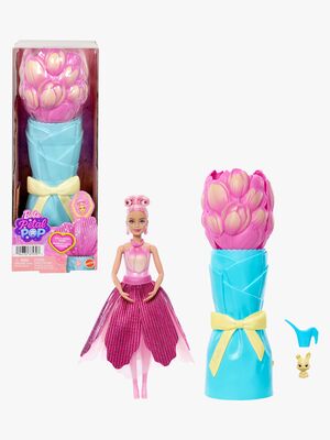 Barbie Petal Pop Flower Surprise Dukke Tulipan, Pink