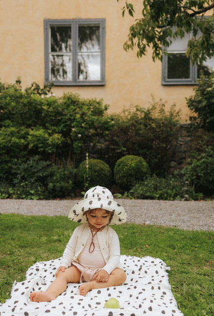 Elodie Soft Cotton Tæppe, Dalmatian Dots