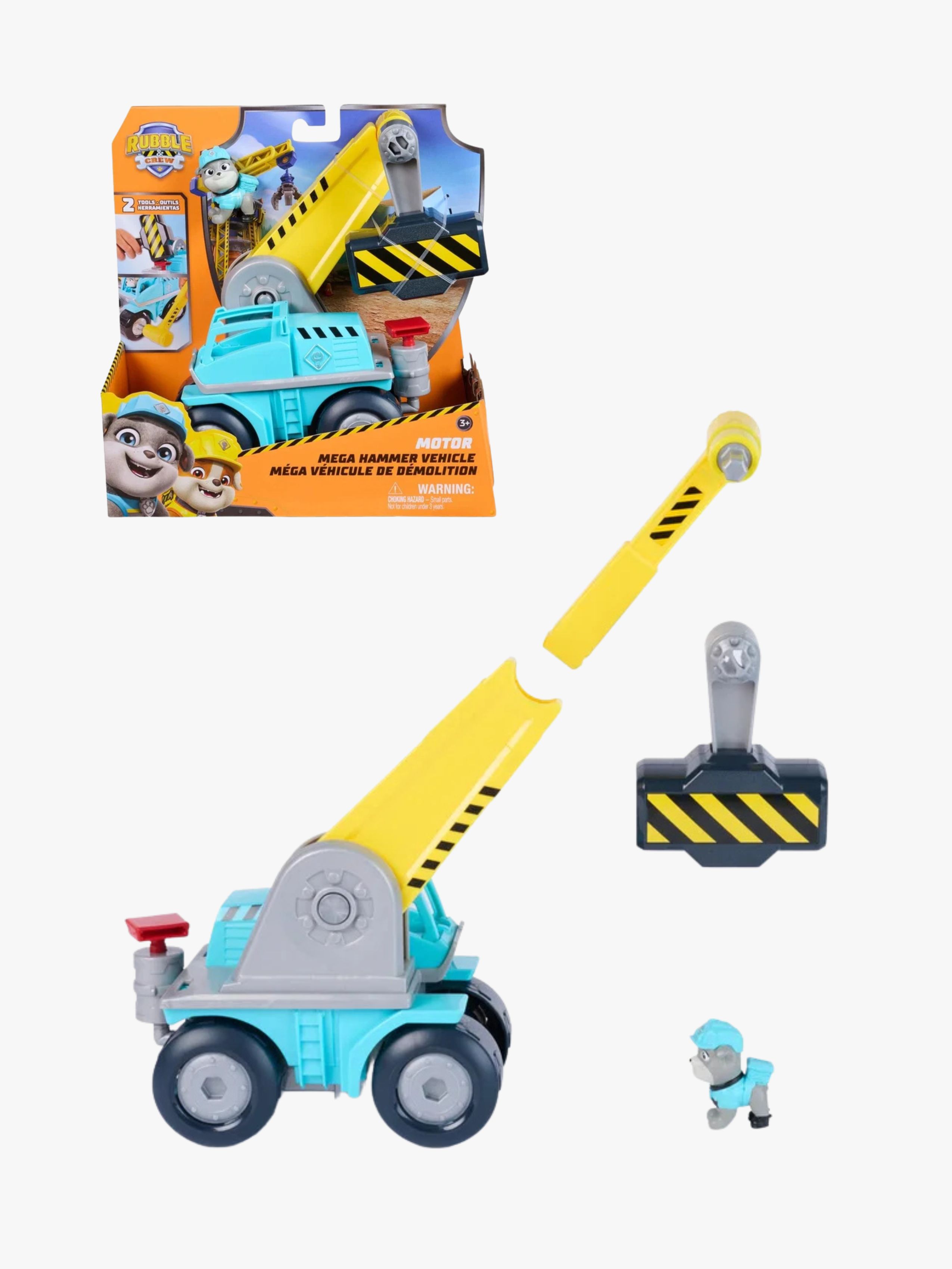 Rubble & Crew Byggekøretøj Med Mega Hammer