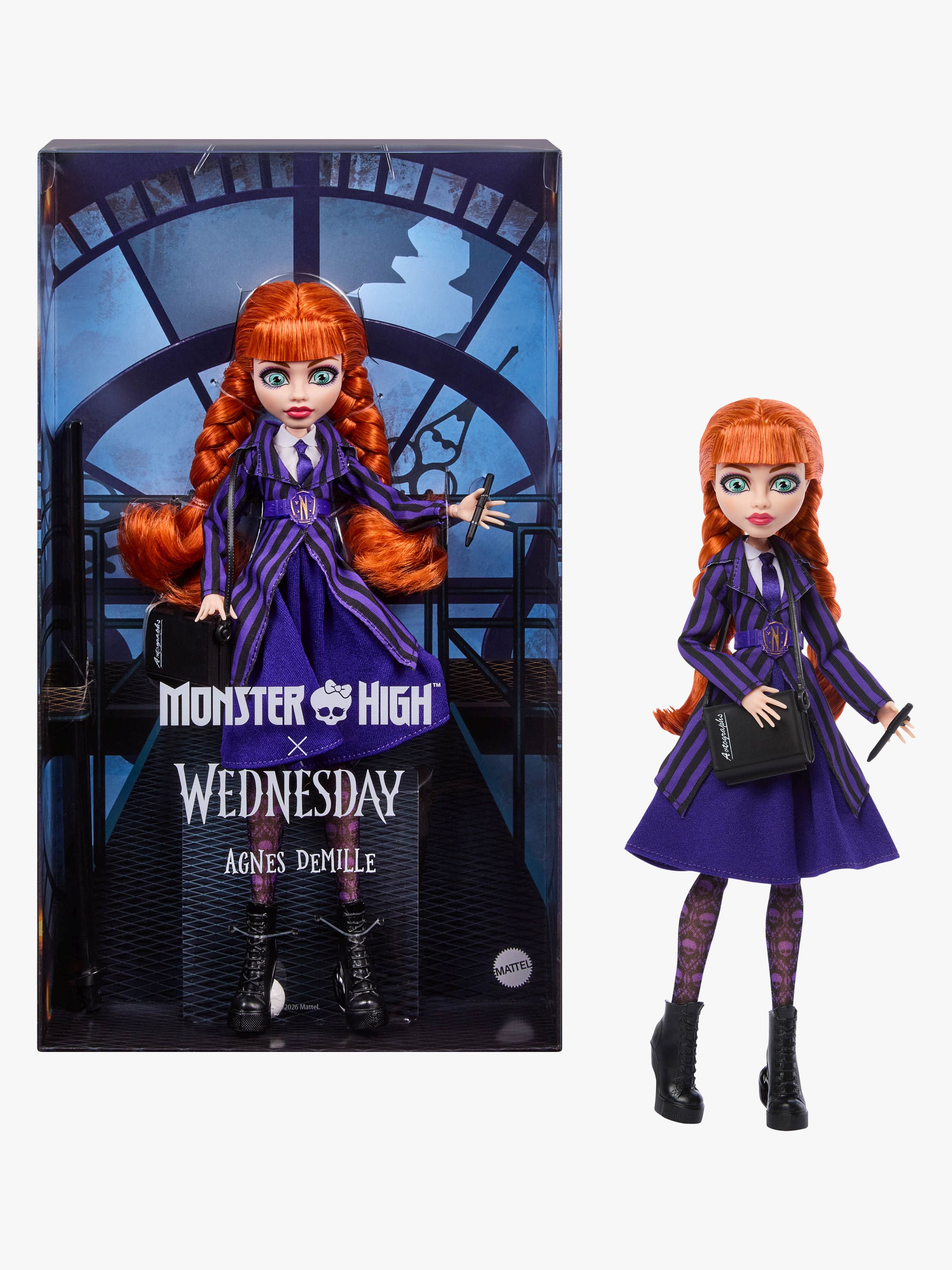 Monster High Skullector Wednesday Modedukke Agnes