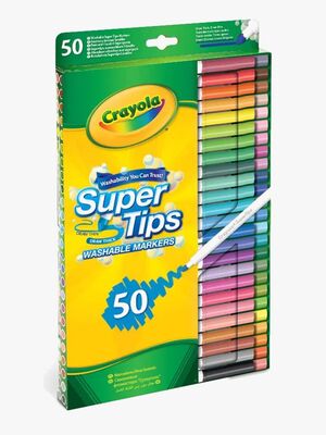Crayola Super Tips Farveblyanter 50 Stk.