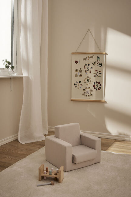 Alice & Fox Cubbie  Foldbar Lænestol, Beige