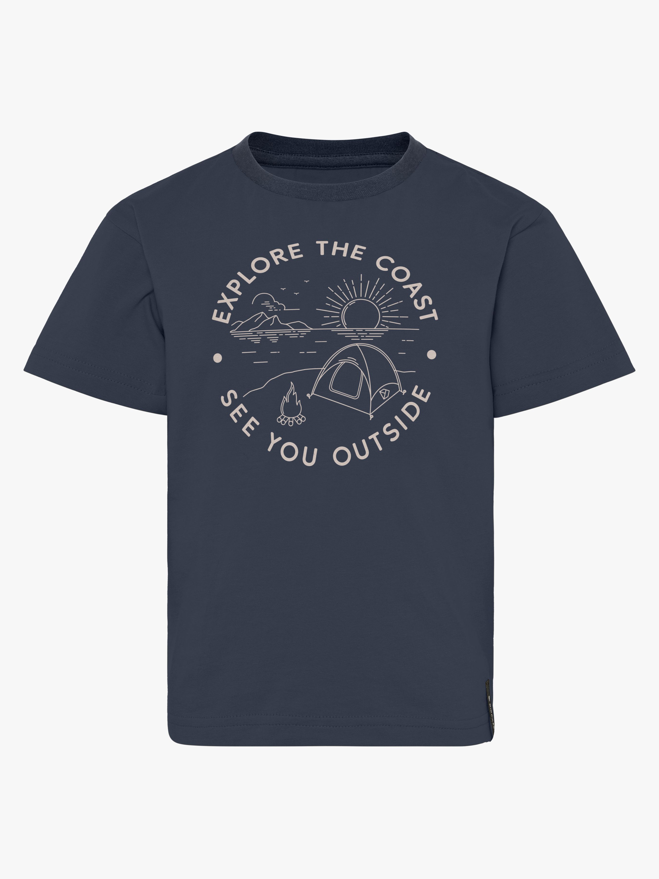 Didriksons Mynta T-shirt, Navyblå, 100