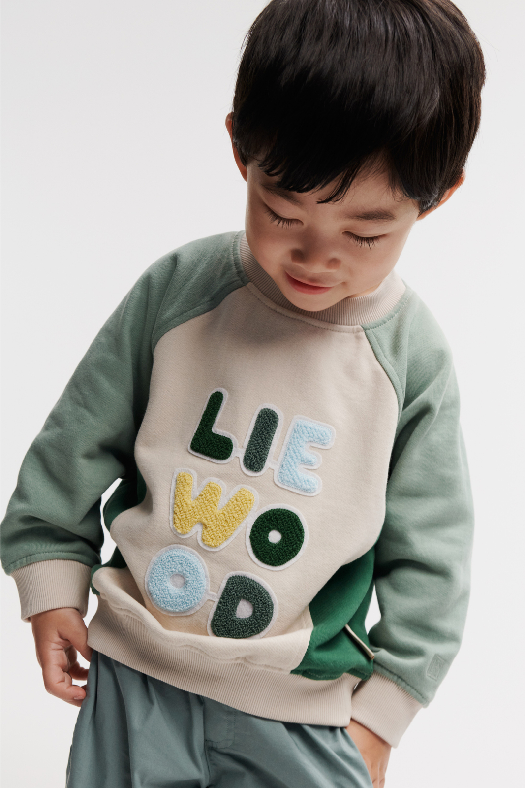 LIEWOOD Aude Sweatshirt, Peppermint/Sandy