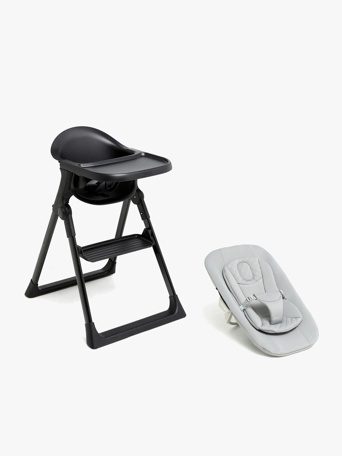 Beemoo CARE Harmony Højstol inkl. Sæt til Nyfødte, All Black