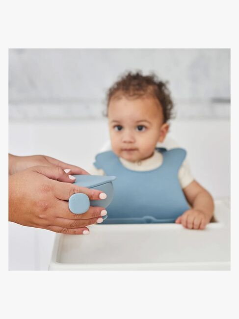 b.box Skål med Låg Silikone, Ocean