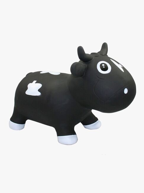 KidZZfarm Hoppedyr Ko, Sort
