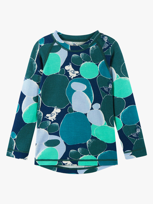 Reima Moomin Trivsam Skiundertøj Merinomix, Dark Teal