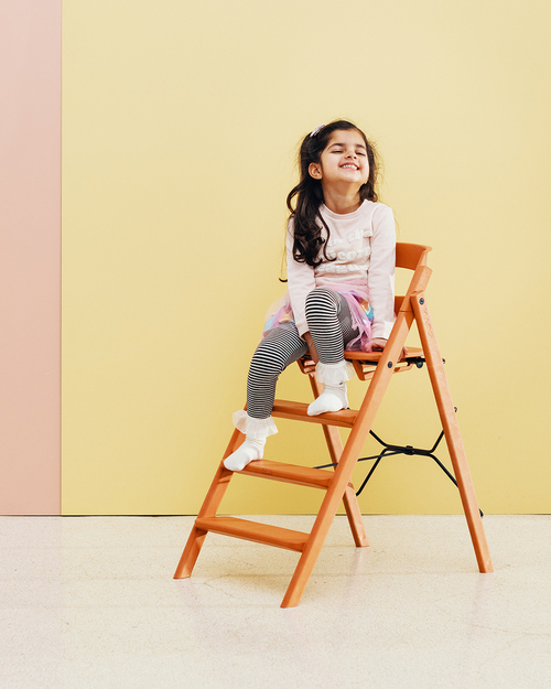 KAOS Klapp Højstol Recycled, Terracotta Pink