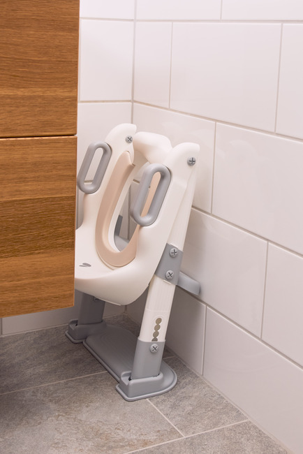 Beemoo CARE Assist Toiletsæde med Stige, Grey/White