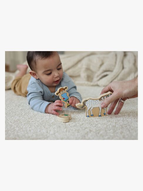 Pippi Langstrømpe Træfigurer 5-pak