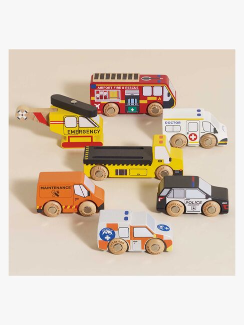 Le Toy Van Redningshelikopter & Redningskøretøjer