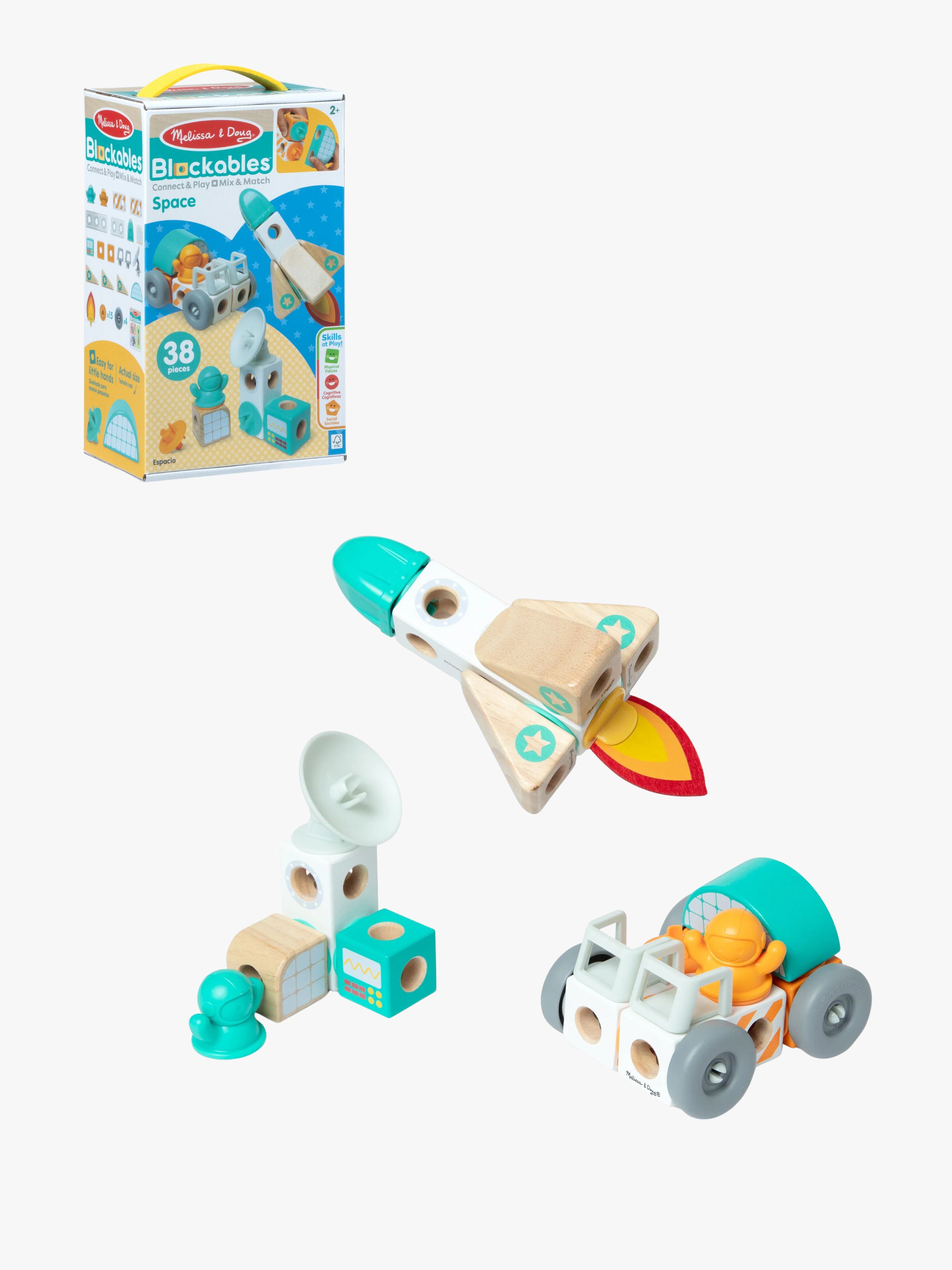 Melissa & Doug Blockables Byggesæt Rummet 38 Dele
