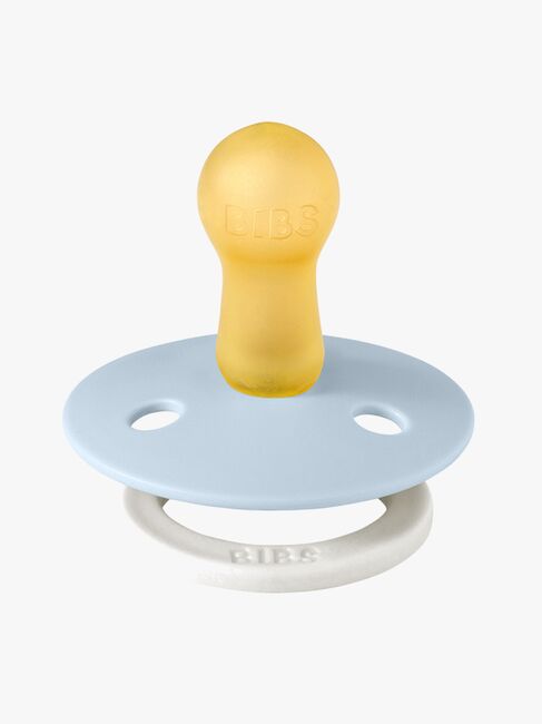 BIBS Sut Colour 2-pak Latex Størrelse 1, Iron Glow/Baby Blue Glow