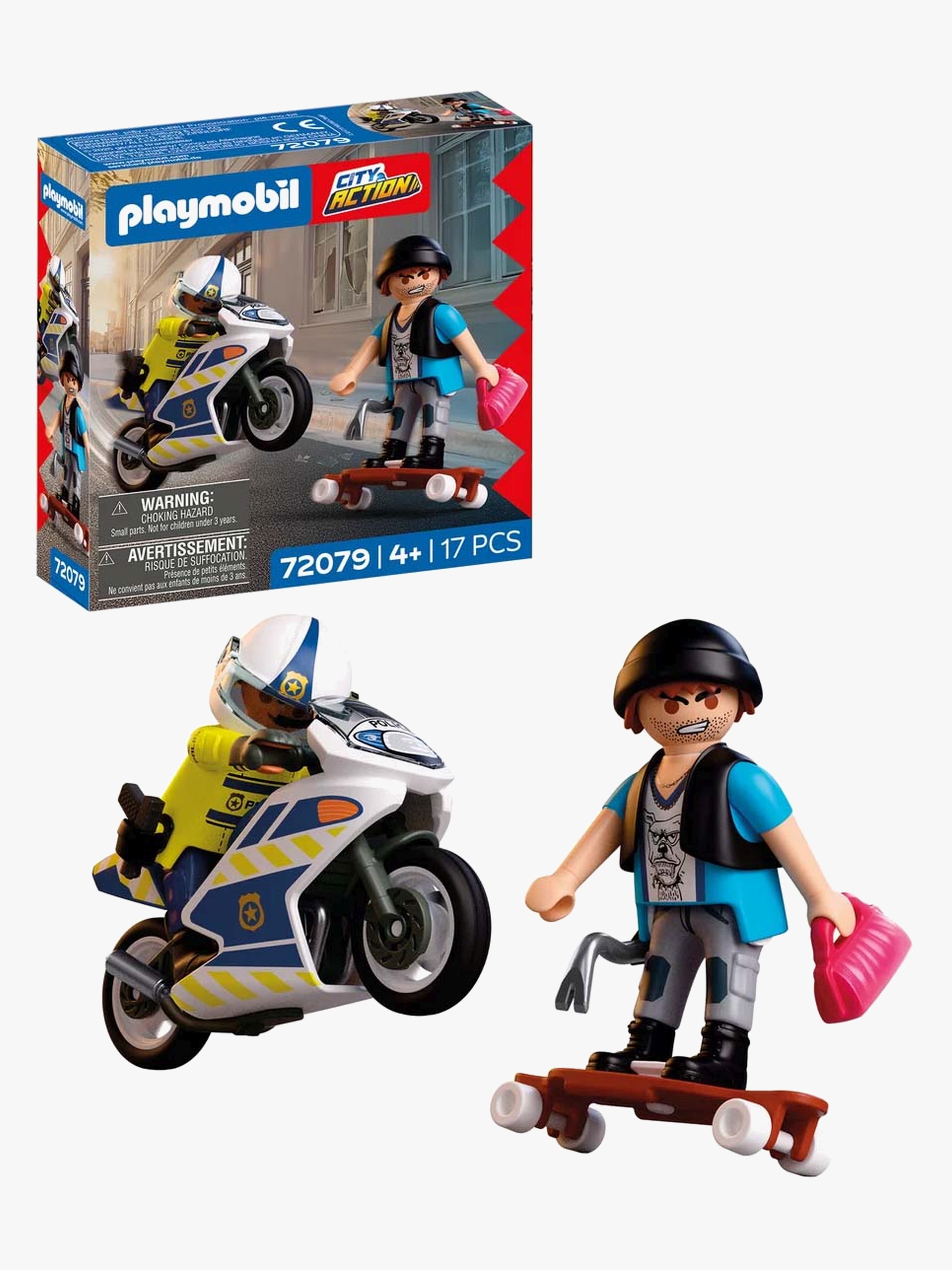 Playmobil City Action 72079 Motorcykeljagt