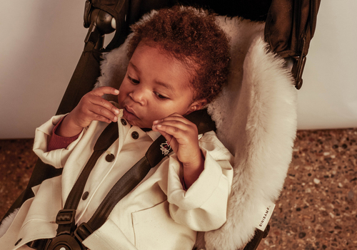 BINIBAMBA Sheepskin Hynde Fixed Harness, Moon