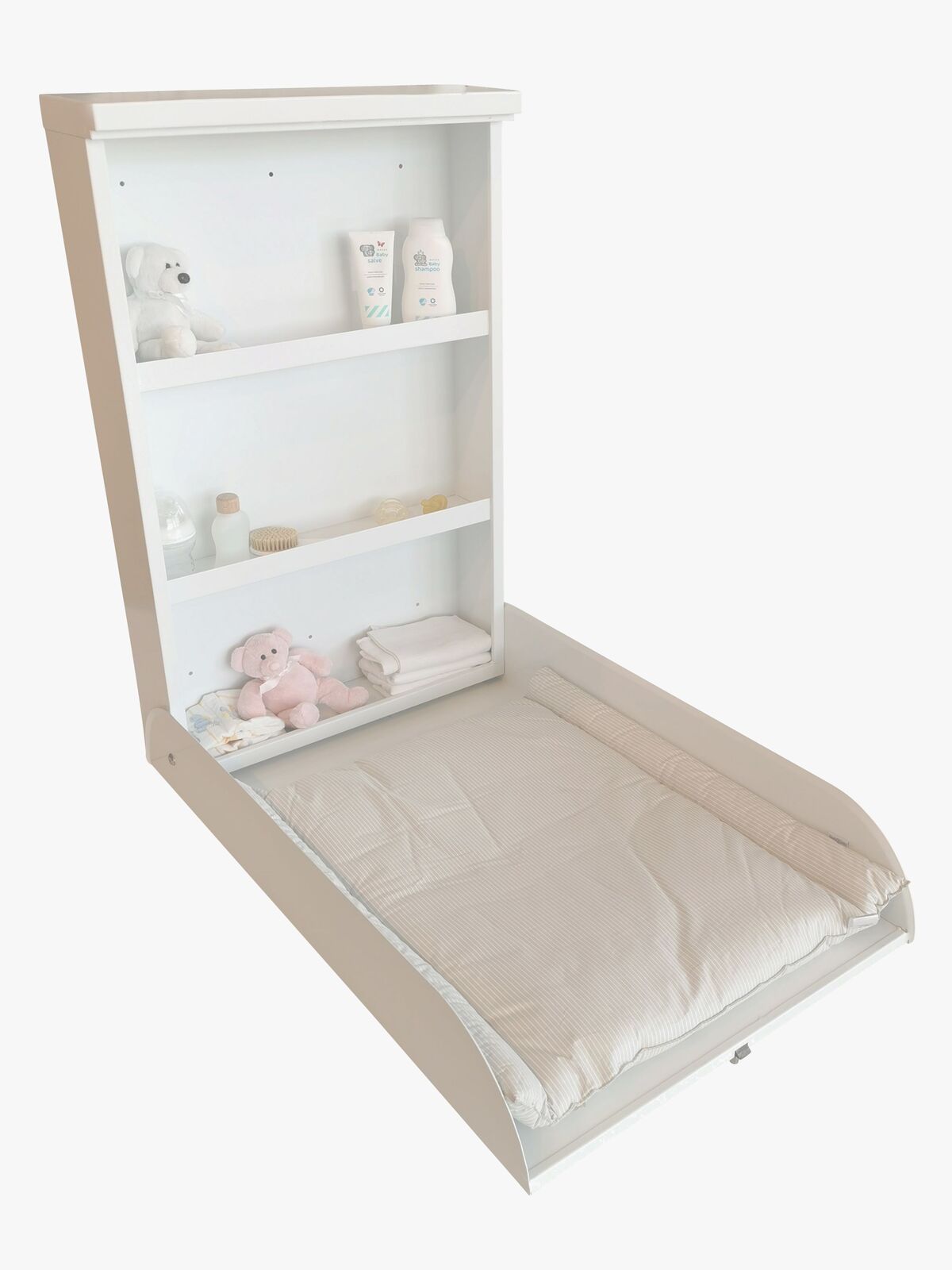 BabyDan Puslebord Væghængt Sofie, Hvid