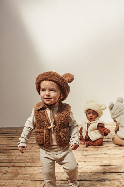 BINIBAMBA Merino Snuggle Vest, Bruno