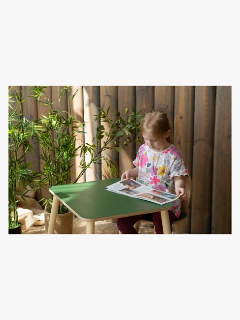 Family-SCL Kanin Bord & Stol Sæt, Khaki