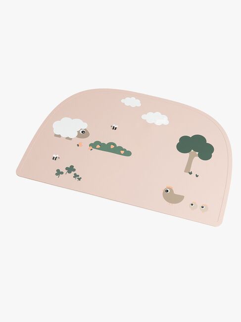 Done By Deer Tiny Farm Dækkeserviet Silikone, Powder