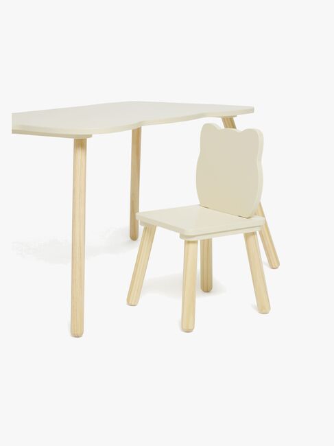 Alice & Fox Skrivebord med Stol Kat, Lysegul