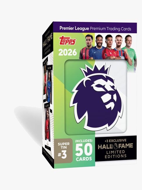 Topps Premier League Samlekort Startpakke Super Tin 53 Stk.