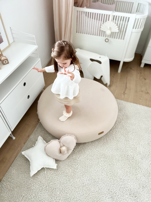 Jupiduu Indendørs Hoppeplade, Beige