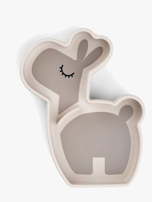 Done By Deer Stick & Stay Silikonetallerken Lalee, Sand