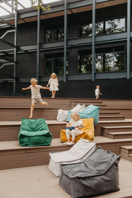 Yappy Kids Yappyhug Sækkestol, Aqua Blue