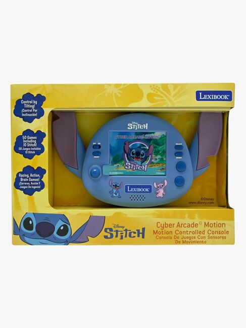 Disney Stitch  Håndholdt Spillekonsol med Bevægelseskontrol og 50 Spil