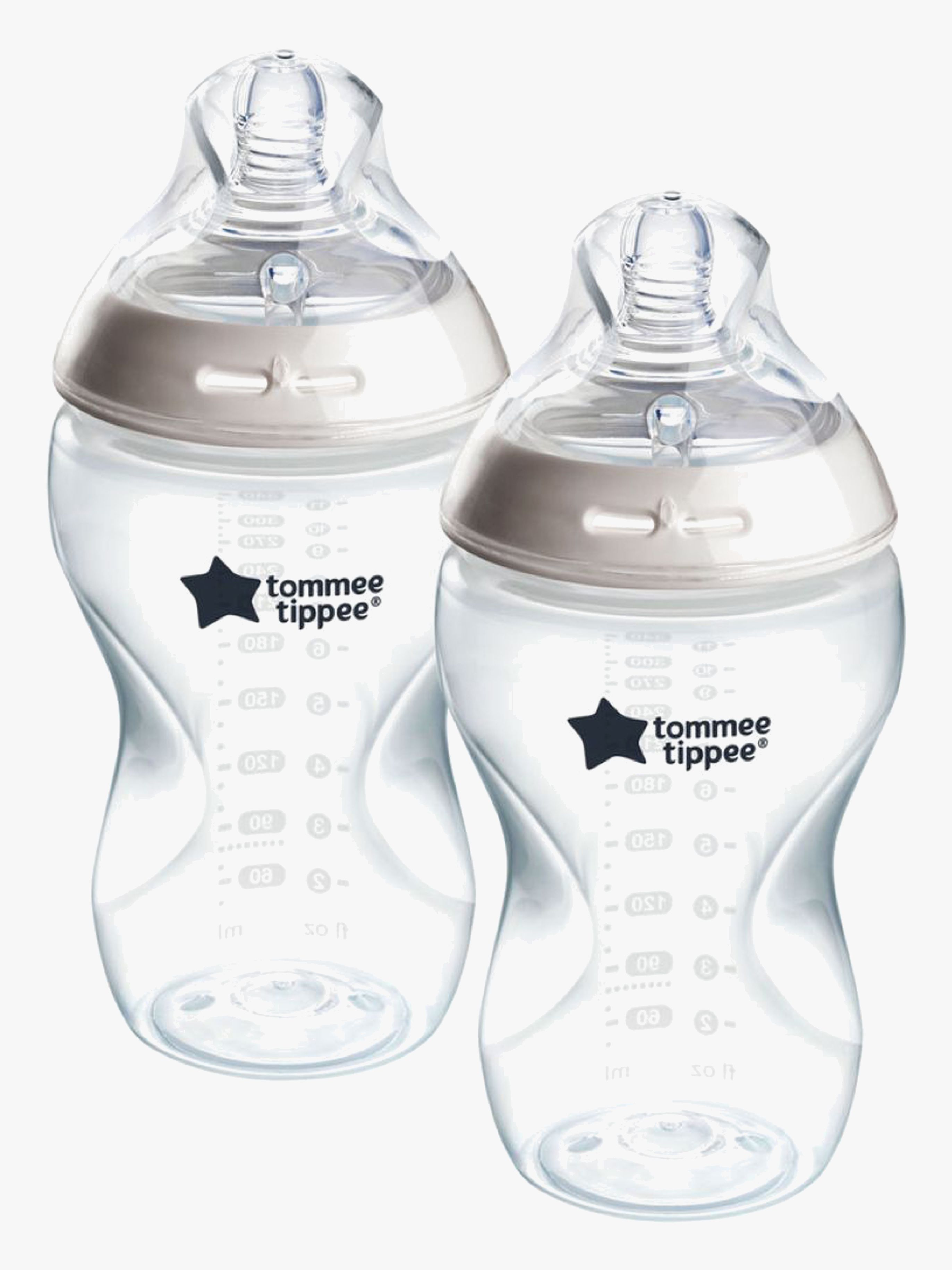 Tommee Tippee Natural Start Sutteflasker 340 ml 2-pak, White