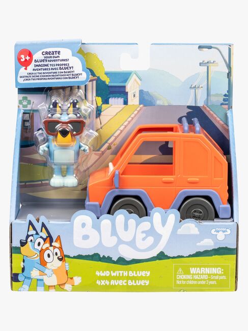 Bluey Figur med Transportmiddel Bluey