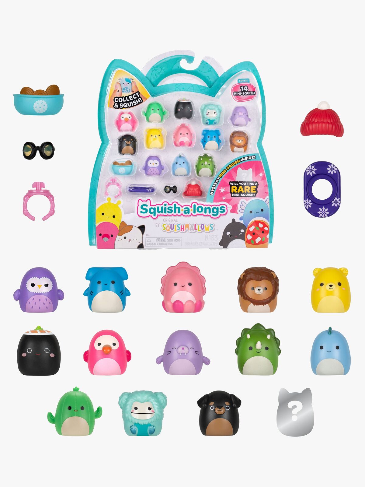 Squish-a-longs Figursæt Series 3 14-pak