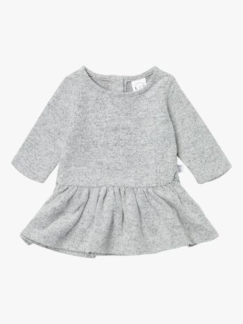 Luca & Lola Olga Kjole Baby, Grey Melange