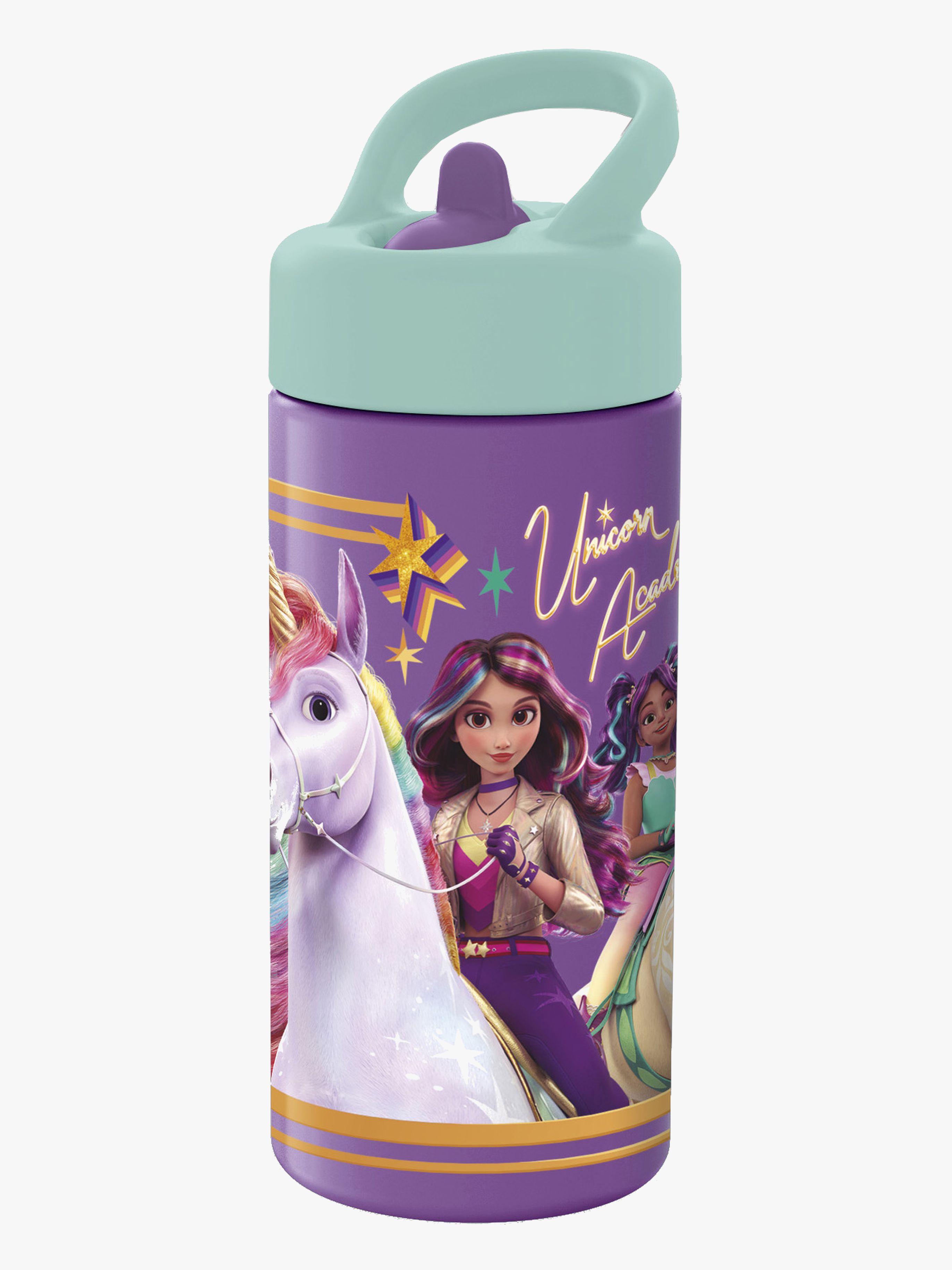 Unicorn Academy Drikkedunk 410 ml, Lilla